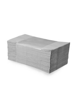 Papierové uteráky skladané ZZ, 25 x 23 cm, natural [5000 ks]