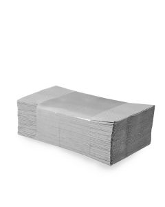 Papierové uteráky skladané ZZ, 25 x 23 cm, natural [4000 ks]