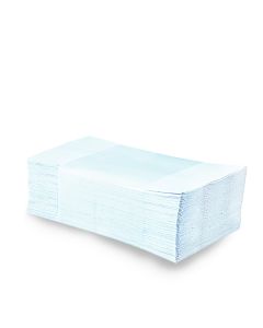 Papierové uteráky ZZ, 2-vrstvé, 24 x 23 cm, biele [4000 ks]
