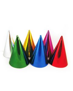 Papierové farebné klobúčiky [6 ks]