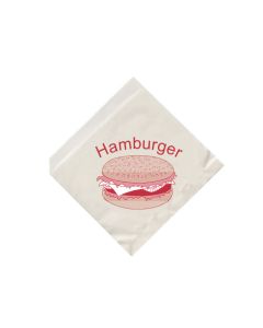 Vrecká na hamburger 14 x 14 cm [500 ks]