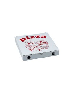 Krabica na pizzu z vlnitej lepenky 20 x 20 x 3 cm [100 ks]