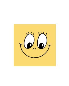 Obrúsky 3-vrstvé, 33 x 33 cm SMILING FACE [20 ks]
