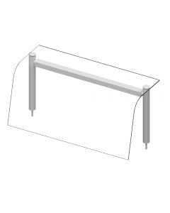 Nadstavba so sklenenou policou – ohrevné – 2x GN1/1
