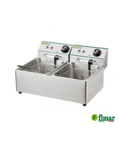 Elektrická stolová fritéza Fimar EL 2x8 L