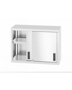 Skrinka na stenu – zváraná, s posuvnými dverami, HENDI, Profi Line, 800x300x(H)600mm