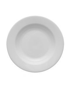 Porcelánový tanier biely- hlboký 22,5 cm - party