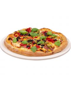 Kameň na pizzu, vyrobený z cordieritu, okrúhly, 33 cm