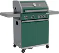 BBQ Plynový gril ITAMI 4+1, 14,2 kW, zelený | YATO YG-20035