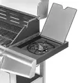 BBQ Záhradný plynový gril so skrinkou a bočným horákom, počet horákov 4+1, 17,4 kW | FORGAST FG09108