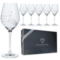 Poháre na víno 360ml Celebration dekor 30538 Swarovski Crystals (6ks)