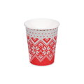 Papierový pohár (FSC Mix/PE) Zimné obdobie Ø80mm 280ml `0,2L/8oz/M` [50 ks] - 75728