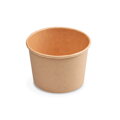 Papierová miska (FSC Mix/PE) kraft Ø115mm 500ml M s viečkom PP - 76930 v cene [50ks] – 76951