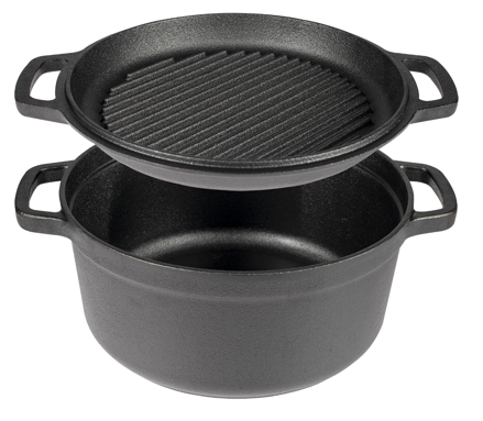 Liatinový hrniec s panvicou, 5 L + 1 L - 330528