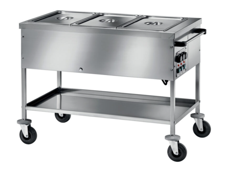 Bain-Marie ohrevný vozík FORCAR CT1760TD pre GN 1/1