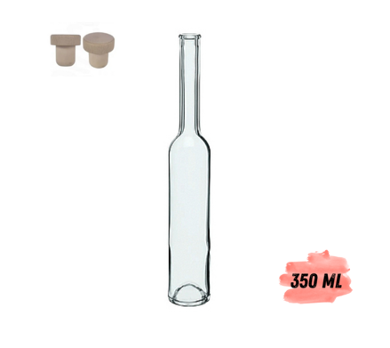 Fľaša na alkohol Platin 350 ml s uzáverom - ks