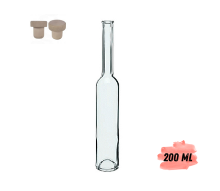 Fľaša na alkohol Platin 200 ml s uzáverom - ks