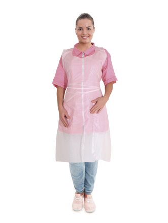 Zástera (LDPE) jednorázová biela [50 ks] - 68130