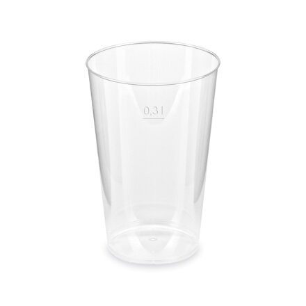 Pohár kryštál (PS) Ø79mm 0,3L [25 ks]