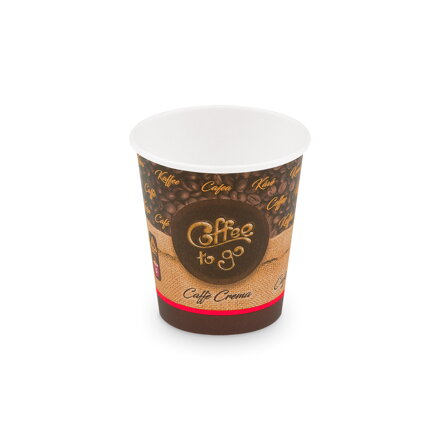 Papierový pohár (FSC Mix/PE) "Coffee to go" Ø73mm 200ml `0,18L/7oz/S` [50 ks] -76620