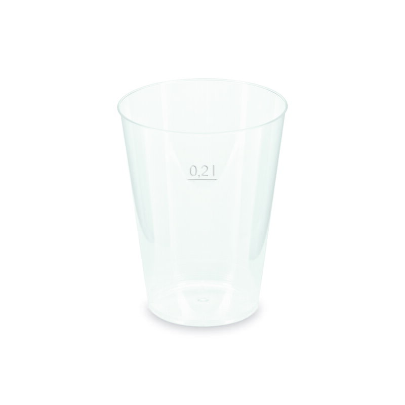Pohár vratný (PP) opakovane použiteľný Ø68mm 0,2L [40 ks]