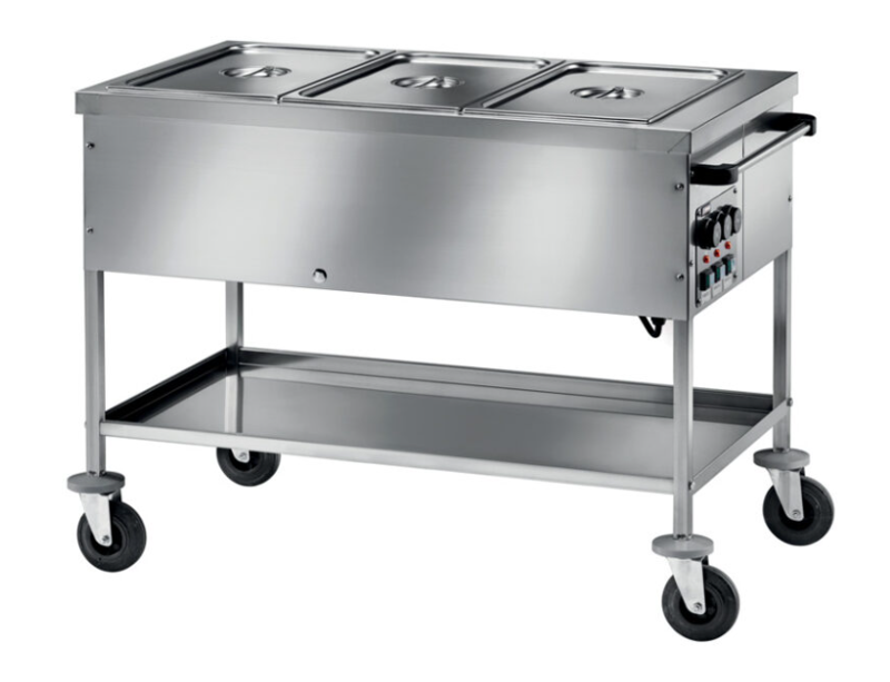 Bain-Marie ohrevný vozík FORCAR CT1760TD pre GN 1/1