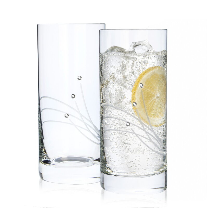 Poháre Long Drink 250ml 30538 Swarovski Crystals (6KS)