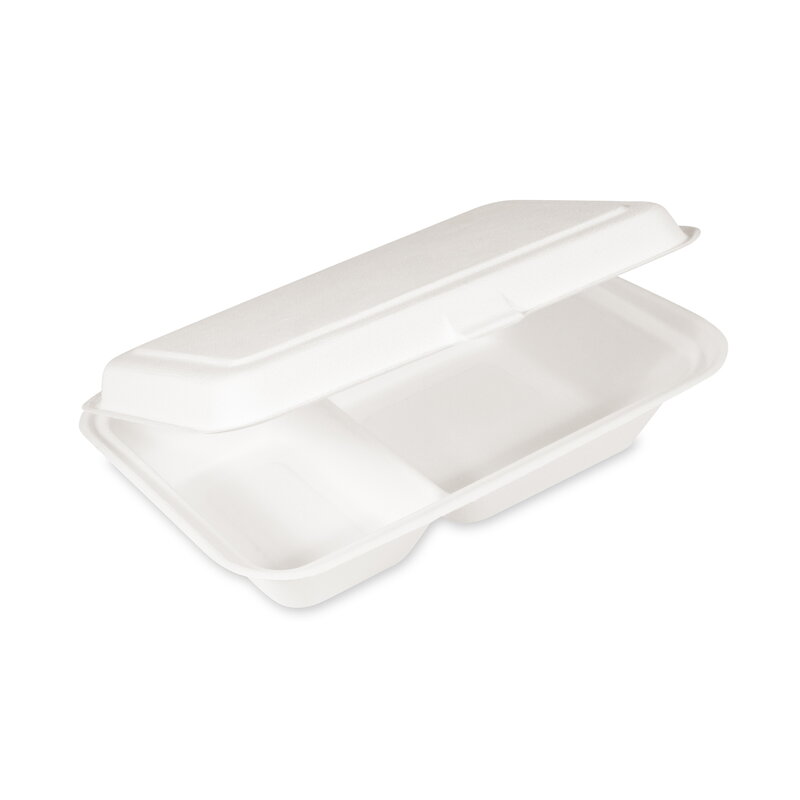 Menu box (cukrová trstina) 2-dielny 250 × 162 × 63 mm 620 ml [50 ks] – 45512