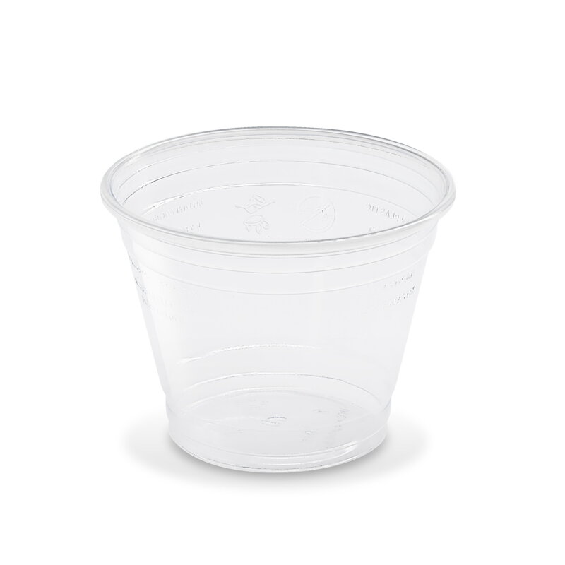 Pohár (rPET) číry Ø95mm 250ml [50 ks]