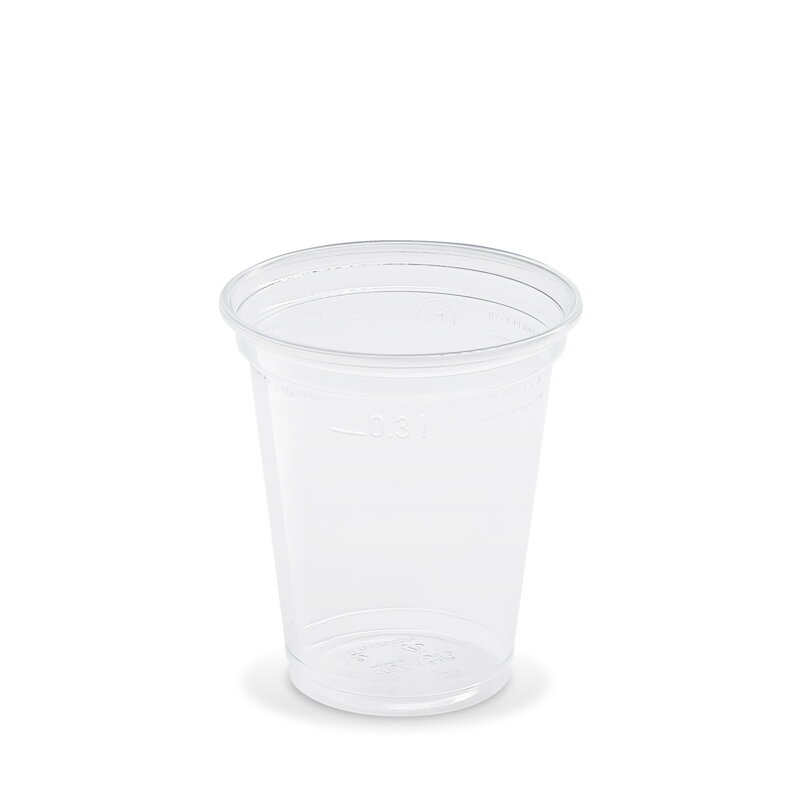 Pohár (rPET) číry Ø95mm 0,3L [50 ks]