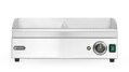Polovične vrúbkovaná grilovacia doska, HENDI, Kitchen Line, 220-240V/2400W, 527x404x(H)233mm