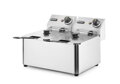 Fritéza Kitchen Line - 2x4L, HENDI, Kitchen Line, 8L, 230V/6000W, 470x380x(H)315mm