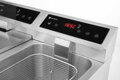 Indukčná fritéza s výpustným ventilom – 2x 8 l, HENDI, Profi Line, 16L, 230V/7000W, 577x609x(H)410mm