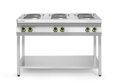6-platňový elektrický sporák Kitchen Line na otvorenom podstavci, HENDI, Kitchen Line, 400V/15600W, 1200x700x(H)900mm