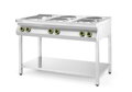 6-platňový elektrický sporák Kitchen Line na otvorenom podstavci, HENDI, Kitchen Line, 400V/15600W, 1200x700x(H)900mm
