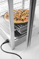 Ohrevná vitrína, nastaviteľná, HENDI, 97 litrov, 230V/800W, 460x467x(H)785mm