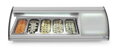 Vitrína na Sushi 5x GN 1/3, Arktic, 230V/160W, 1307x445x(H)327mm