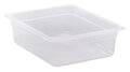 Nádoba GN 1/2 z priehľadného polypropylénu, Cambro, GN 1/2, 3L, Priehľadná, 325x260x(H)65mm