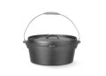 Liatinový hrniec, HENDI, 7,2L, Čierna, ⌀310x(H)155mm