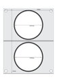 Matrica pre zváračku, HENDI, 2x nádoba na polievku ø115 mm
