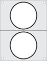 Matrica pre zváračku, HENDI, 2x nádoba na polievku ø115 mm
