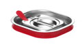 Pokrievka pre nádoby GN so silikónovým tesnením, HENDI, Kitchen Line, GN 1/6, 156x142mm