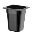 Nádoba GN 1/6, HENDI, Profi Line, GN 1/6, 3,4L, Čierna, 176x162x(H)200mm