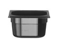 Nádoba GN 1/6, HENDI, Profi Line, GN 1/6, 1,6L, Čierna, 176x162x(H)100mm