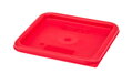 Veko na nádobu CamSquare značky CAMBRO, Cambro, na 5,7 l a 7,6 l nádobu, červené, Červená, 227x227x(H)16mm