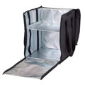 Termoizolačný batoh skladací, s nastaviteľnou priehradkou, Cambro, objem cca 78 l, 78L, Čierna, 355x380x(H)430mm