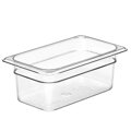 Nádoba Camwear GN 1/4 z polykarbonátu, Cambro, GN 1/4, 2,5L, Priehľadná, 162x265x(H)100mm
