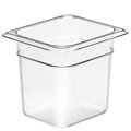 Nádoba Camwear GN 1/6 z polykarbonátu, Cambro, GN 1/6, 2,2L, Priehľadná, 162x176x(H)150mm