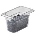 Nádoba Camwear GN 1/9 z polykarbonátu, Cambro, GN 1/9, 0,85L, Priehľadná, 108x176x(H)100mm