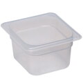 Nádoba GN 1/6 z priehľadného polypropylénu, Cambro, GN 1/6, 1,5L, Priehľadná, 162x176x(H)100mm